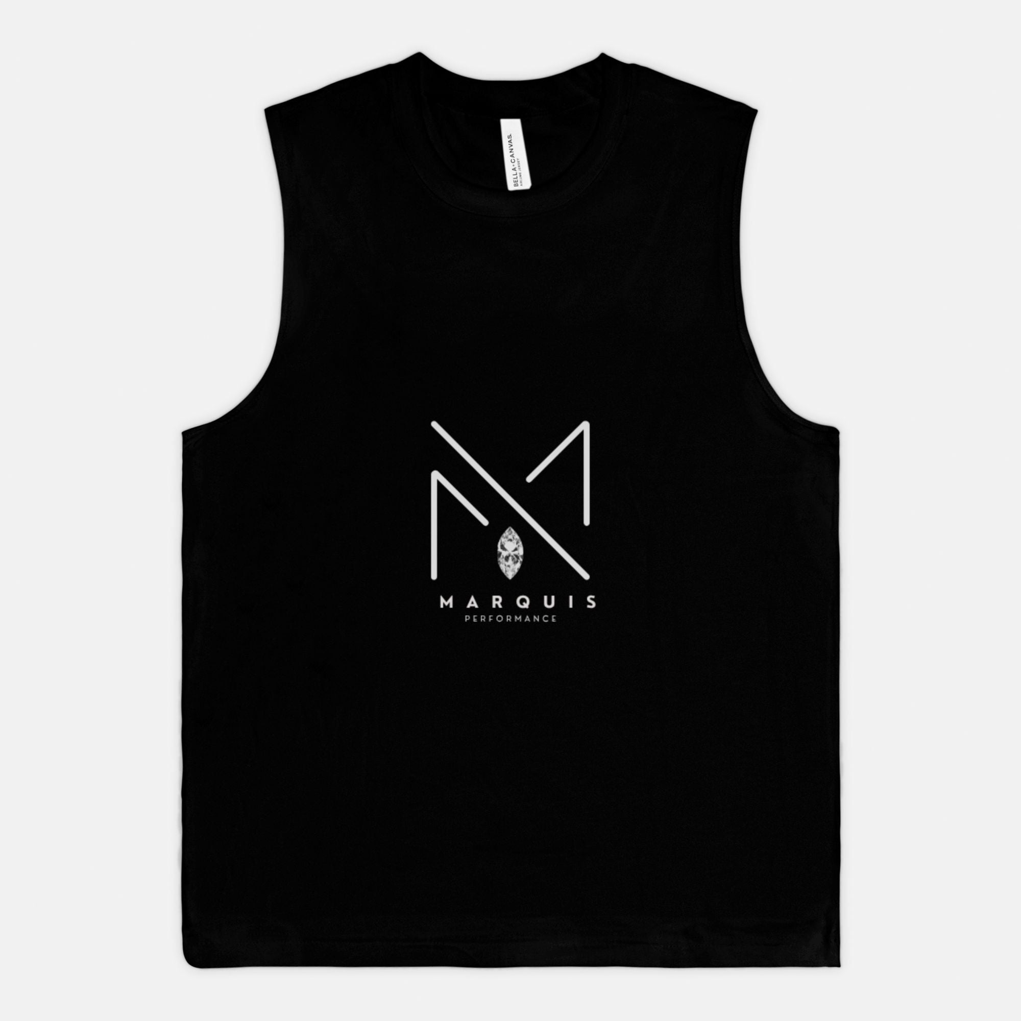 Front Logo Back Picture Jersey Muscle Tank 3483